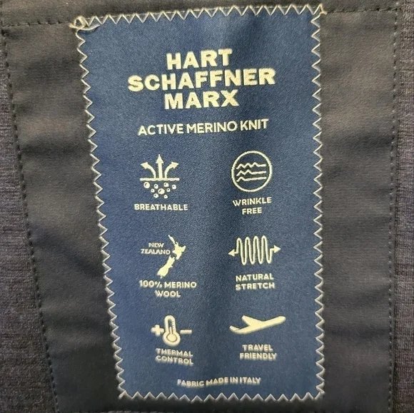 Hart Schaffner Marx Blazer Navy Blue 41R